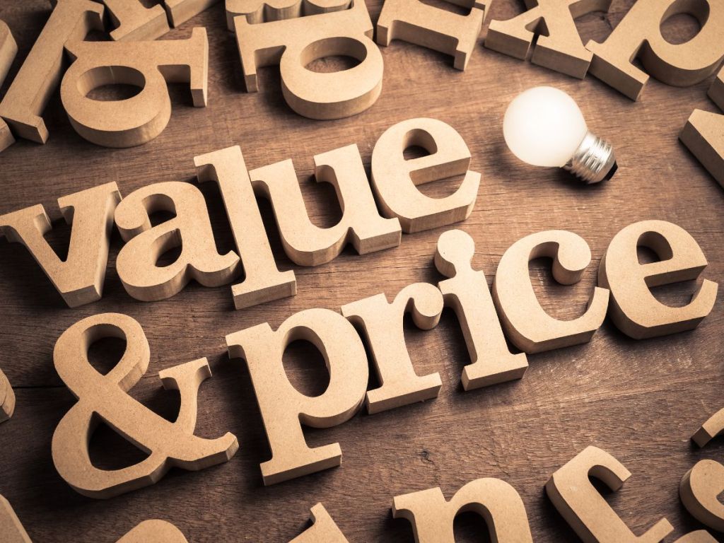 texts: value and price