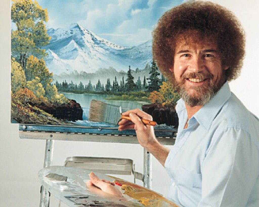 "Bob Ross" by haiden Goggin is licensed under CC BY 2.0.